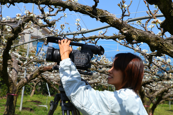 地元テレビの取材です