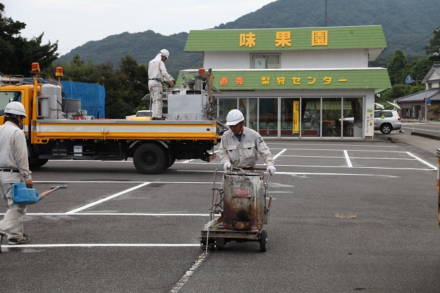 梨狩り駐車場1